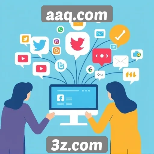 Integrando redes sociais ao aaq.com para interatividade